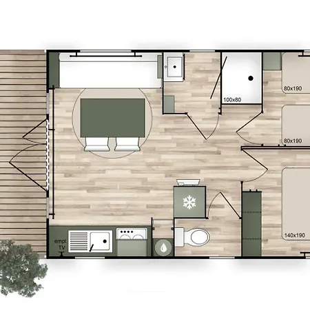 Eco-lodge Lou Pantai Camping
